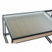 Centralna Miza DKD Home Decor Črna Pisana Naraven Les Kovina Bambus Kristal 110 x 60 x 45 cm