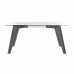 Table de Salle à Manger DKD Home Decor Verre Gris Transparent Bois MDF (160 x 90 x 75 cm)