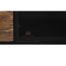 TV mēbeles DKD Home Decor 144,5 x 40 x 51 cm Melns Oranžs Pārstrādāta Koks Ciedra