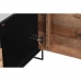 Mueble de TV DKD Home Decor 144,5 x 40 x 51 cm Negro Naranja Madera Reciclada Pino