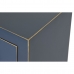 Móvel de TV DKD Home Decor Azul Dourado Abeto Madeira MDF 130 x 24 x 51 cm