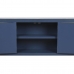 Meubles de télévision DKD Home Decor Bleu Doré Sapin Bois MDF 130 x 24 x 51 cm