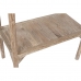 Avlastingsmøbler Home ESPRIT Naturell Krystall Teak Resikulert Tre 75 x 40 x 182 cm