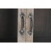 Doplňkový nábytek Home ESPRIT Přírodní Sklo Teak Recyklované Dřevo 75 x 40 x 182 cm