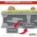 Kit de construção Pokémon Mega Construx - Motion Pikachu 1095 Peças