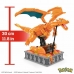 Građevinski set Pokémon Mega Construx -  Motion Charizard 1664 Dijelovi