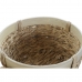 Conjunto de Cestas DKD Home Decor Bambu Tropical Juncos (40 x 40 x 23 cm) (3 Peças)