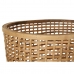 Σετ Καλαθιών DKD Home Decor Καφέ Φυσικό Bamboo Τροπικό 54,5 x 43 x 50 cm