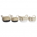 Set košara DKD Home Decor 33 x 33 x 20 cm Prirodno vlakno (2 kom.)