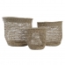 Set di Cestini DKD Home Decor 35 x 35 x 35 cm Boho