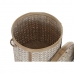 Set de basket DKD Home Decor Bambou (31 x 31 x 45 cm)