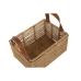 Basket spelset DKD Home Decor Metaal Touw Boho (36 x 27 x 33 cm) (36 x 27 x 20 cm)