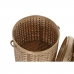 Korg - set DKD Home Decor Naturell 31 x 31 x 44 cm Bambu Boho