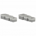 Korg - set DKD Home Decor 23 x 23 x 16 cm (2 antal)