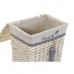 Set de basket DKD Home Decor 47 x 35 x 56 cm Polyester Spirales (5 Unités)