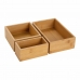 Cajas de almacenamiento Andrea House ax73022 30 x 23 x 7 cm (3 Piezas)