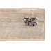 Ozdobná krabice 26,6 x 11 x 8,5 cm mangové dřevo (2 kusů)