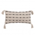 Cuscino Cotone Nero Beige 30 x 60 cm