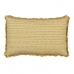 Coussin Coton Beige Moutarde 50 x 30 cm