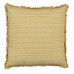 Coussin Coton Beige Moutarde 50 x 50 cm