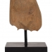 Skulptur Beige Mangoträ 14,5 x 9 x 38,5 cm Byst