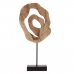 Skulptur Beige Mango-Holz 26 x 8,5 x 52 cm