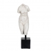 Scultura Bianco Nero Resina 14 x 11 x 43 cm Busto