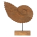 Skulptura Bež Mangov les 49,5 x 9 x 53,5 cm polž