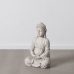 Socha Sivá Hlina Vlákna 44,5 x 28 x 70,5 cm Buddha
