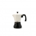 Cafetière Italienne Quid Cocco Blanc Noir Métal 6 Tasses