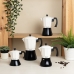 Cafetière Italienne Quid Cocco Blanc Noir Métal 6 Tasses