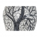 Jarrón DKD Home Decor Árbol Blanco Negro Blanco/Negro Cristal Terracota 29 x 29 x 60 cm