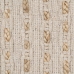 Tappeto Bianco Naturale 70 % cotone 30 % Juta 170 x 70 cm