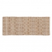 Carpet White Natural 60 % Cotton Jute 170 x 70 cm