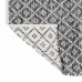 Koberec Biela Sivá 70 % bavlna 30 % Polyester 160 x 230 cm