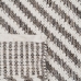 Carpet White Grey 70 % cotton 30 % Polyester 80 x 150 cm