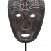 Decoratieve figuren Bruin Masker 24 x 12 x 46 cm