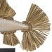 Dekorativ figur Hvid Brun Natur Fisk 70 x 12 x 53 cm