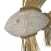 Decorative Figure White Brown Natural Fish 57 x 12 x 60 cm