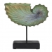 Figura Decorativa Castanho Verde Concha 30 x 12 x 30 cm