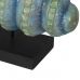 Decorative Figure Blue Brown Green Snail 38 x 20 x 33 cm