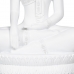 Figura Decorativa Branco Buda 19,2 x 12 x 32,5 cm