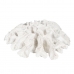 Figura Decorativa Branco Coral 30 x 30 x 11 cm