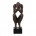 Dekorativ Figur Svart Kopper Menn 16 x 19 x 47 cm