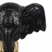 Prydnadsfigur Svart Gyllene Elefant 20,5 x 14,3 x 35,5 cm
