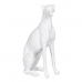 Dekorativ figur Hvid Hund 19 x 12 x 37,5 cm