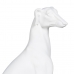 Figura Decorativa Branco Cão 19 x 12 x 37,5 cm