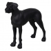 Decoratieve figuren Zwart Hond 39 x 15 x 34,5 cm