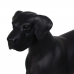 Deko-Figur Schwarz Hund 39 x 15 x 34,5 cm