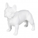 Figurka Dekoracyjna Biały Pies 22,6 x 10,2 x 19,3 cm